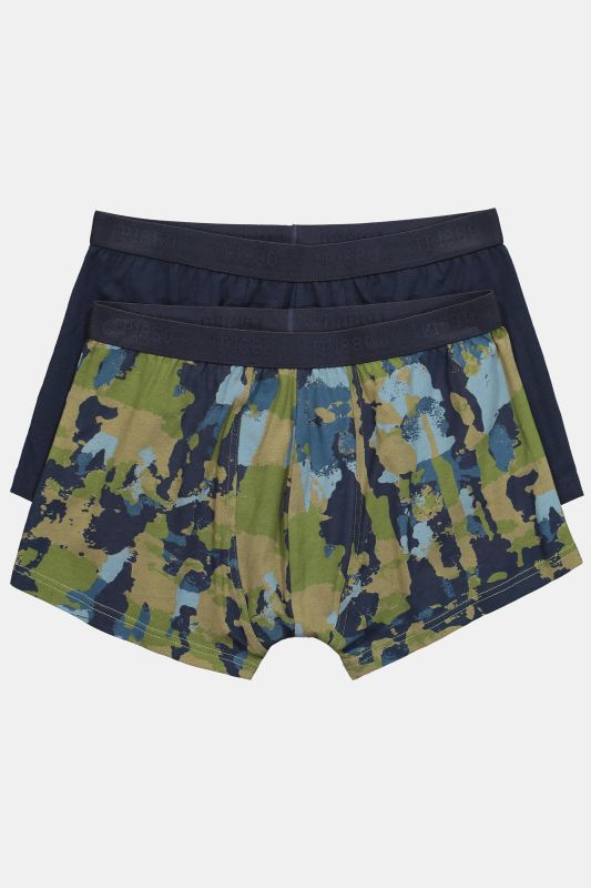 Lot de 2 caleçons JP 1880, technologie FLEXNAMIC® et label OEKO-TEX, sous-vêtements collection Homewear - jusqu'au 8 XL