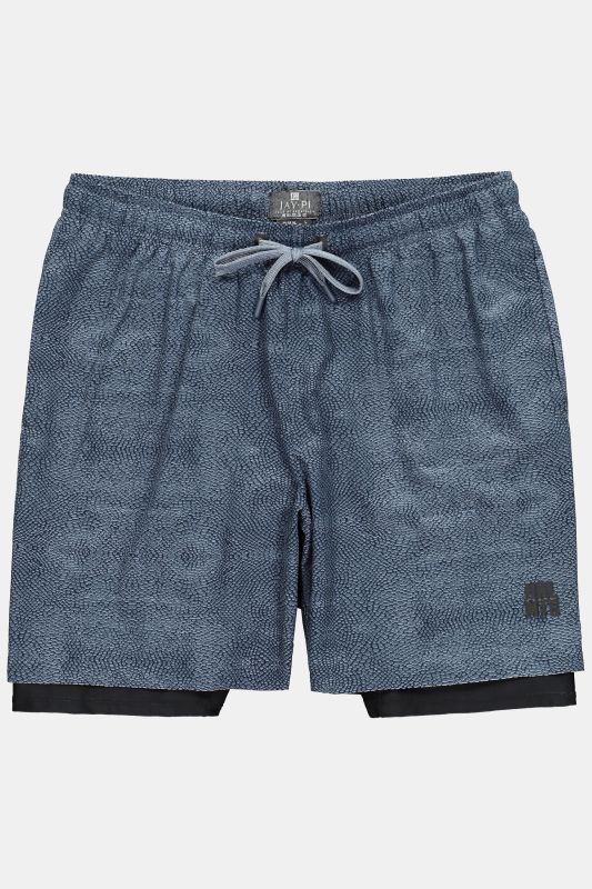 Bermuda JAY-PI 2-en-1 avec short intégré, double technologie FLEXNAMIC® et QuickDry, collection Tennis - jusqu'au 7 XL