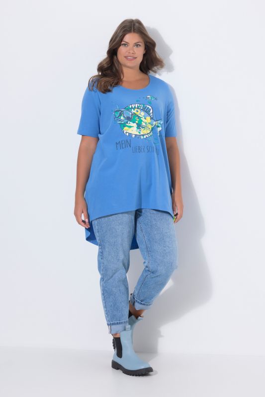 T-shirt décolleté rond et manches courtes