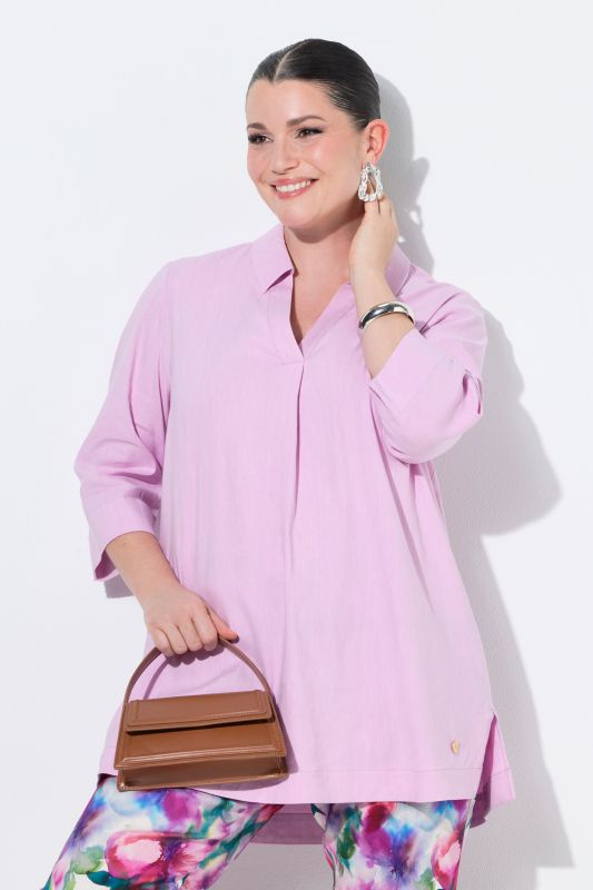 Tunique en lin mélangé