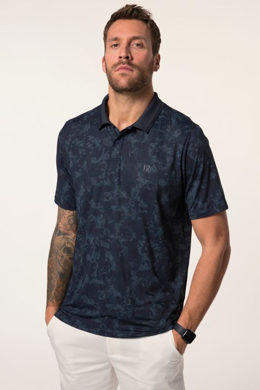 Polo JAY-PI collection Golf, manches courtes et imprimé all-over, séchage QuickDry - jusqu'au 7&nbsp