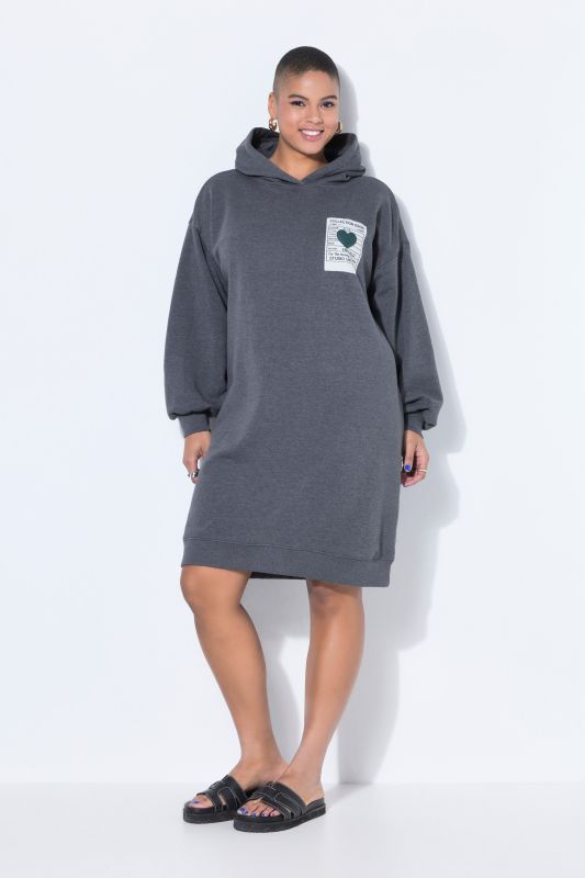 Robe à capuche oversize en molleton