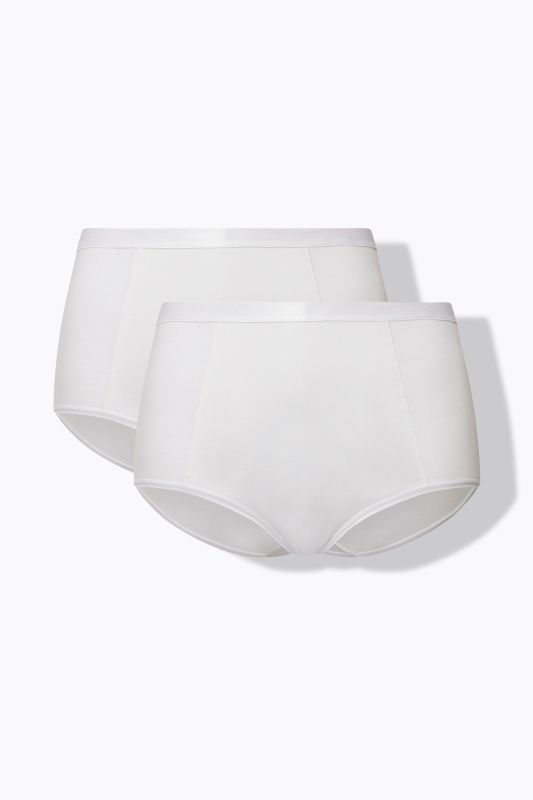 Lot de 2&nbsp;culottes maxi sculptantes, en coton bio
