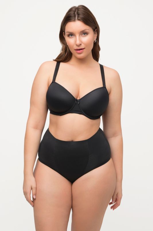Culotte gainante Shapewear. Taille haute, empiècement sculptant.