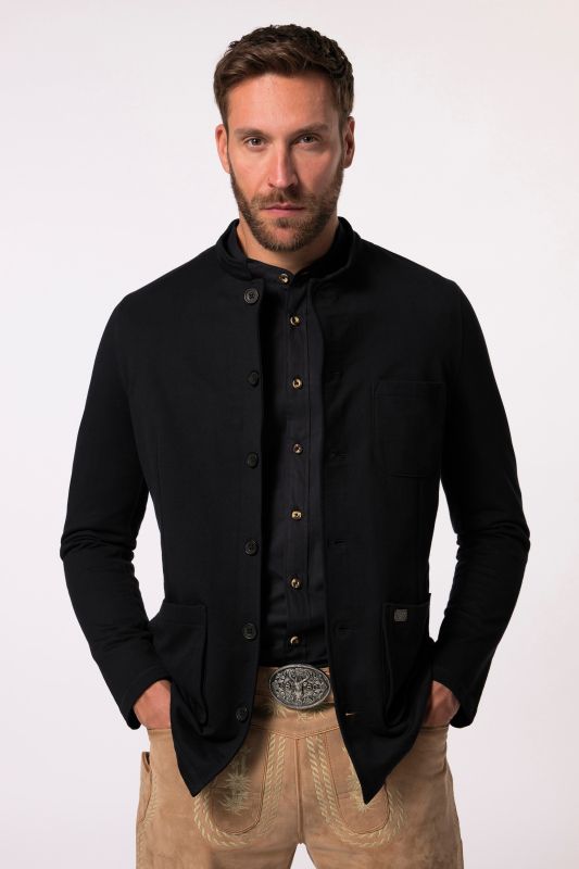 Veste Janker JP 1880, s'inspirant des tenues traditionnelles bavaroises, molleton finition FLEXNAMIC®, col montant et petit badge JP en métal - jusqu'au 8&nbsp
