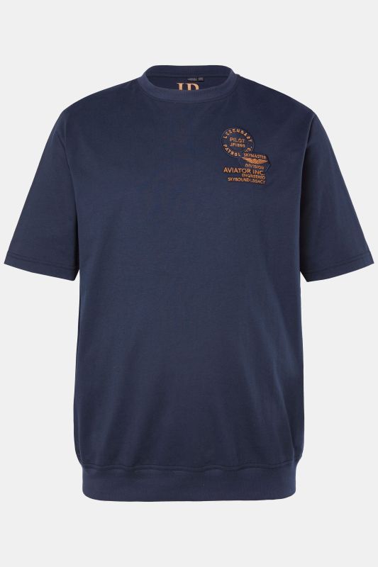 T-shirt JP 1880 ventre confort, manches courtes et écussons- jusqu'au 8 XL