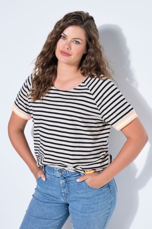 T-shirt décolleté rond et manches courtes, label OEKO-TEX