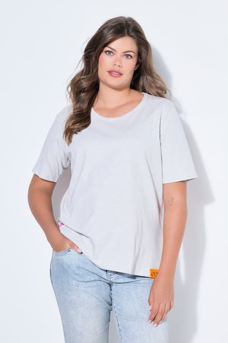 T-shirt décolleté rond et manches courtes, imprimé dans le dos, label OEKO-TEX MIG