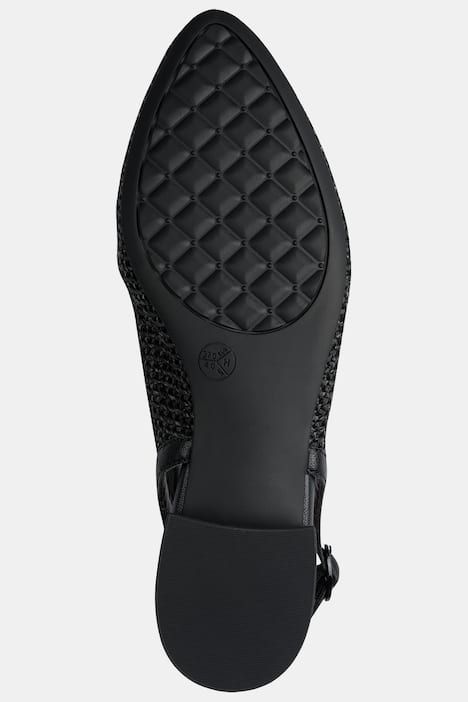 Ballerines slingback véganes, Jana Softline - largeur H