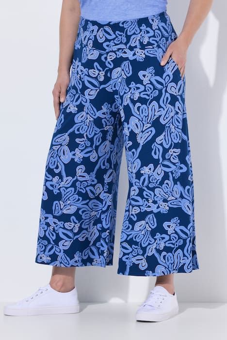 Jupe-culotte Rose en jersey, taille élastique