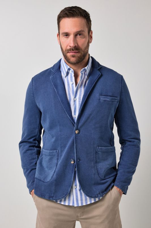 Veston en molleton JP 1880, collection Business, poche et col à revers - jusqu'au 8 XL