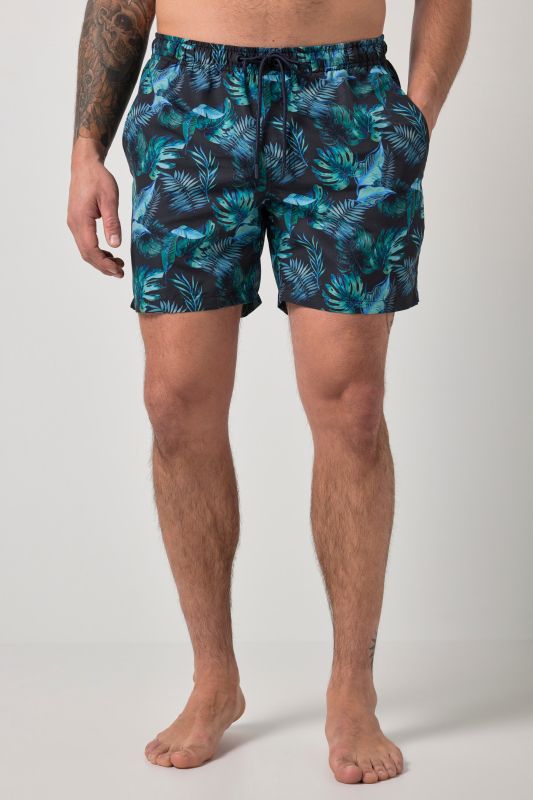 Short de bain JAY-PI, collection Beachwear, imprimé all-over et coupe ventre confort - jusqu'au 8 XL