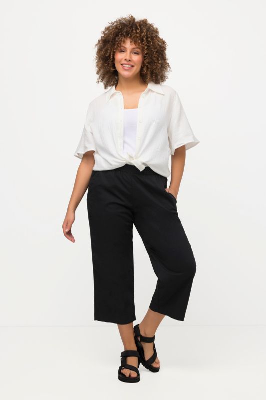 Pantalon 7/8 Ruby avec genoux préformés, jambes droites et taille élastique