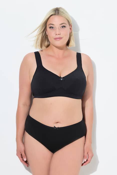 Soutien-gorge souple. Sans armatures. Bretelles larges - bonnet C-E