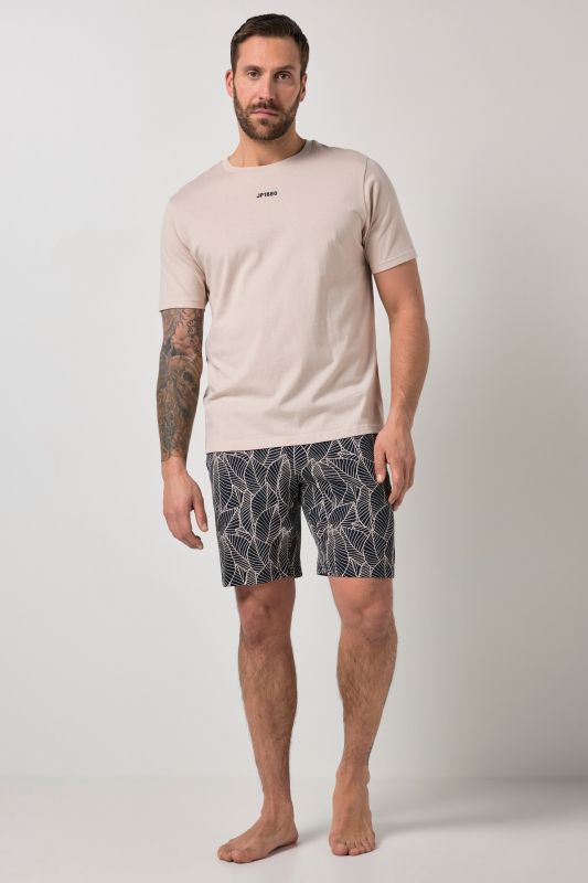 Pyjama JP 1880 deux pièces (T-shirt + short à motif), collection Homewear - jusqu'au 8 XL