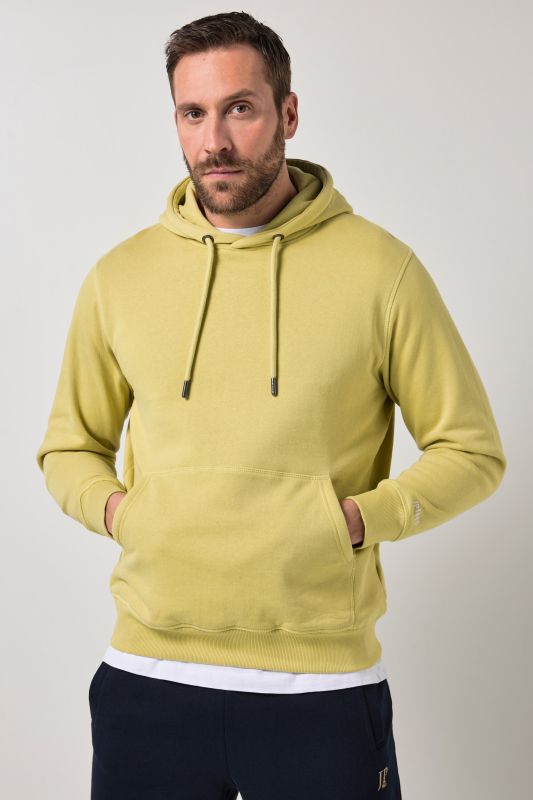 Sweat à capuche JP 1880 en molleton. Broderie sur la poitrine - jusqu'au 8 XL