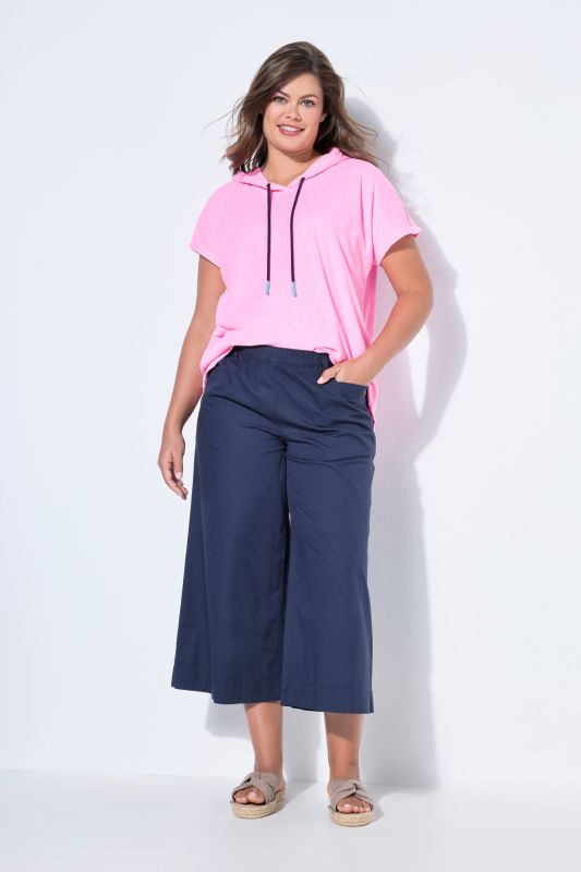 Jupe-culotte, jambe 3/4 et bande élastique