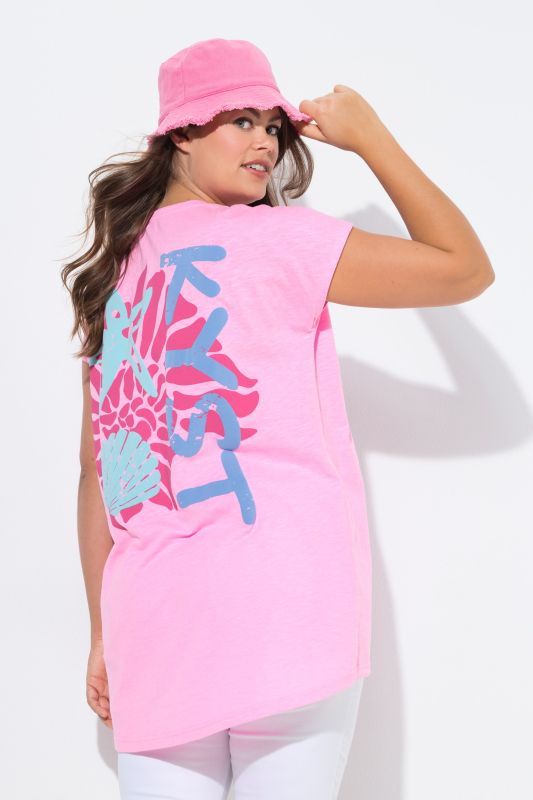 T-shirt, manches 1/2, col rond