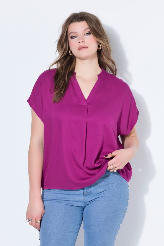 Blouse oversize, NOUVEAU ! Col montant