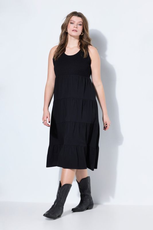 Robe maxi en jersey, ligne A