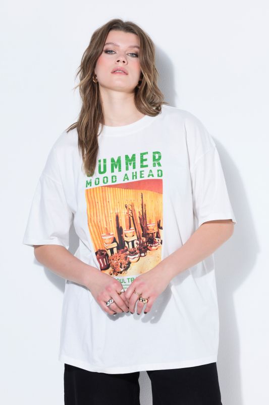 T-shirt oversize, imprimé XXL