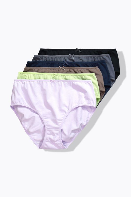 Culottes midi, lot de 6, différentes couleurs