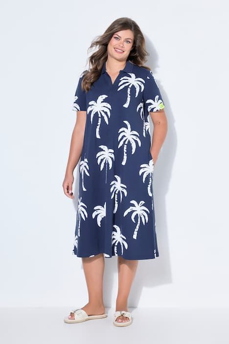 Robe polo, manches courtes, col polo, certifiée OEKO-TEX