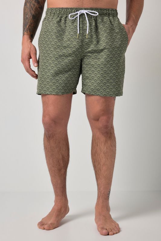 Short de bain JAY-PI, collection Beachwear, imprimé all-over - jusqu'au 8 XL