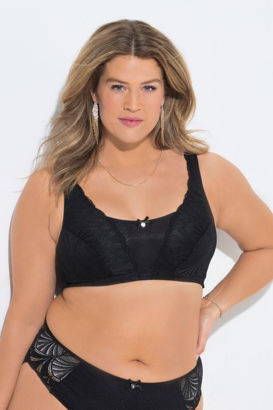 Bralette TruYou sans armatures, dentelle et doublure en mesh