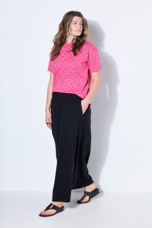 Jupe, longueur maxi, jersey, ceinture élastiquée