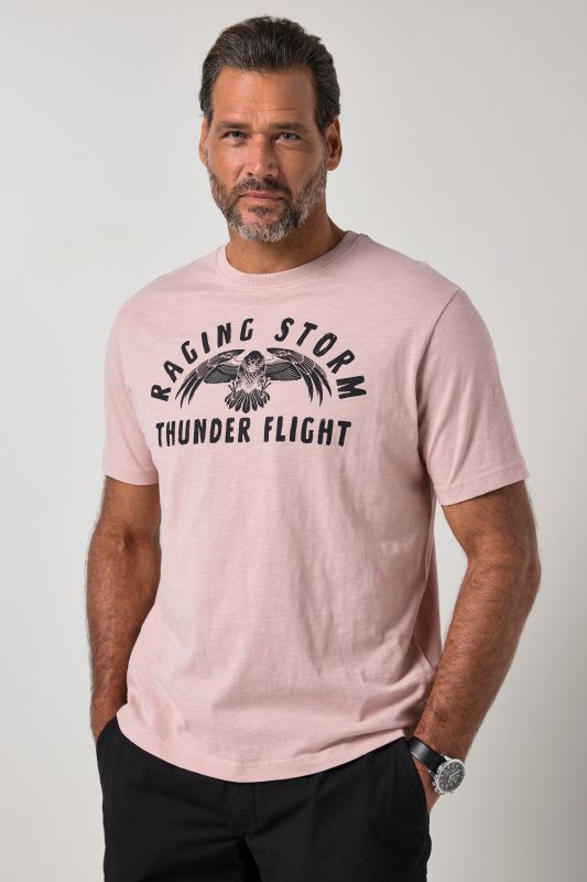 T-shirt manches courtes et imprimé poitrine, jersey ultra-léger - jusqu'au 8 XL
