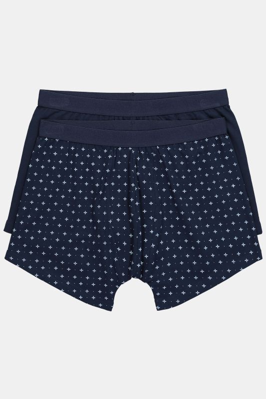 Lot de 2 boxers, collection Homewear, label OEKO-TEX, sous-vêtements - jusqu'au 8 XL