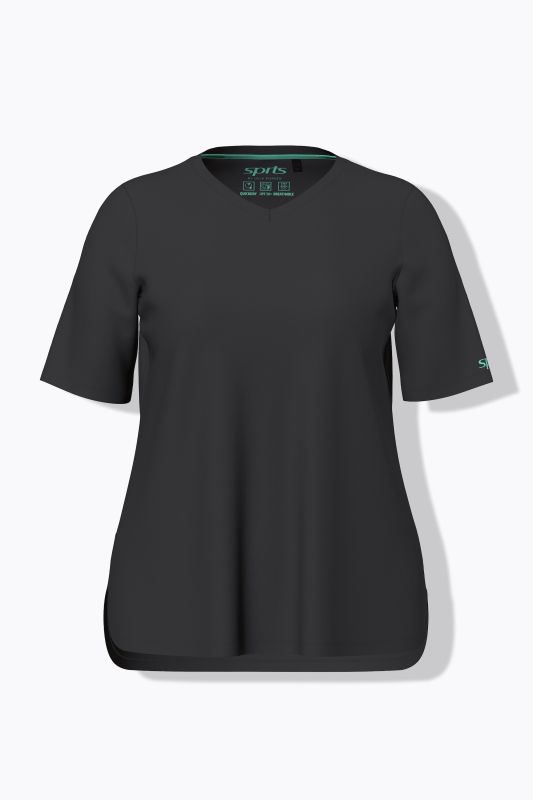 T-shirt technique, col en V, manches courtes, recyclé