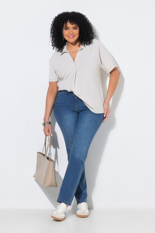 Jean Sammy, denim extensible, jambe étroite et taille confortable