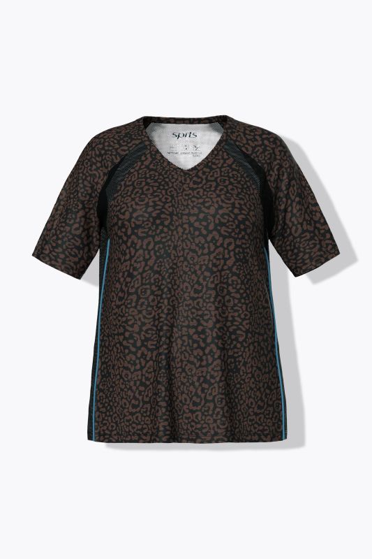 T-shirt technique avec matière recyclée, décolleté en V et manches courtes, coupe Classic Fit