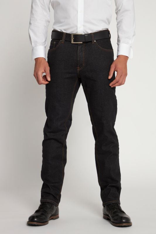 Jean 5 poches, taille élastique et confortable - coupe Regular Fit