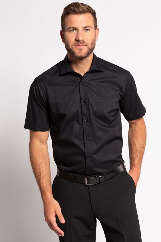 Chemise Business à manches courtes, col Vario, coupe Comfort Fit - jusqu'au 8XL, EasyCare