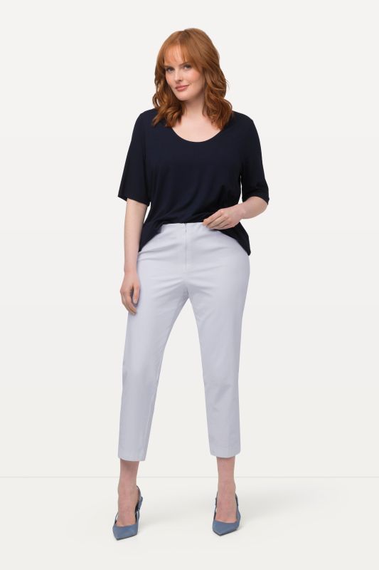 Pantalon 7/8 Sophie à taille confortable et jambes coniques