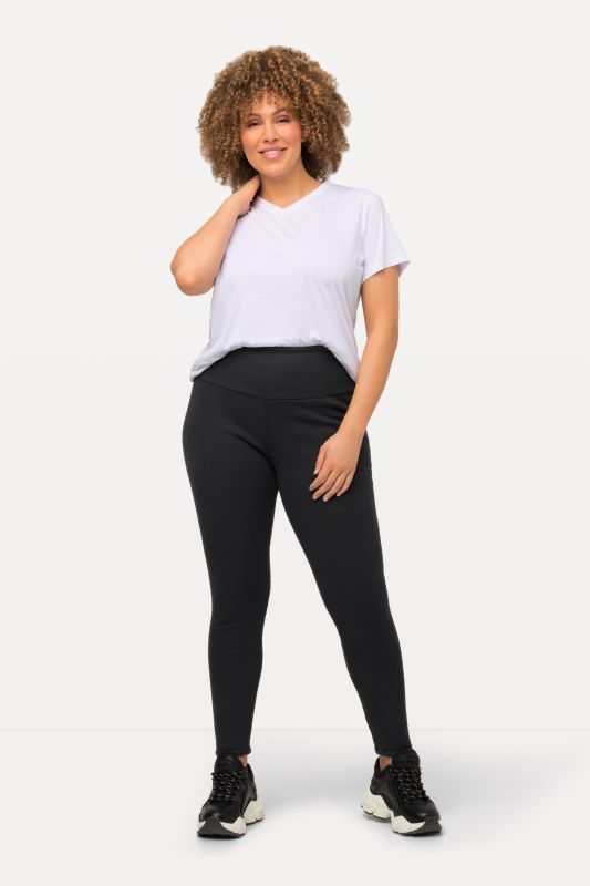 Legging taille haute bien chaud, avec doublure en fourrure d'imitation