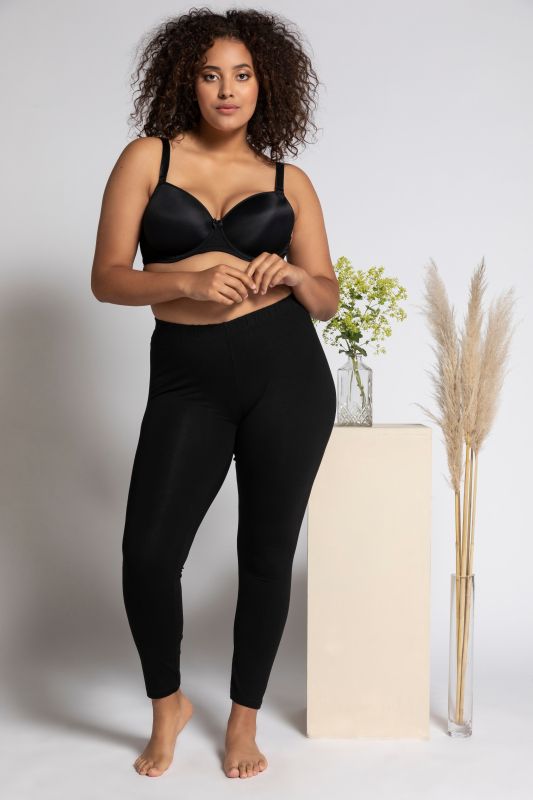 Legging longueur mollet, jambe slim et taille élastique