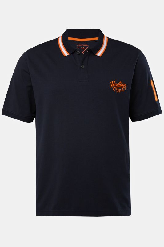 Polo FLEXNAMIC® à manches courtes, rayures contrastantes au col et aux manches, jusqu'au 8 XL