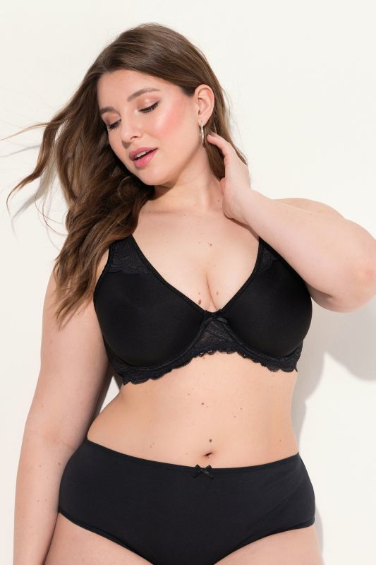 Soutien-gorge Spacer Zoe. Modèle à armatures et dentelle. Bonnet C- D