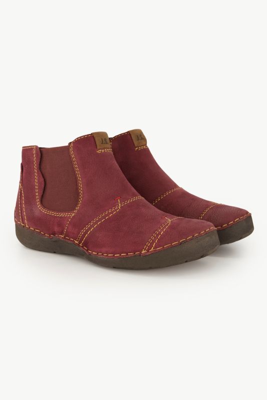 Bottines en cuir Chelsea Josef Seibel, semelle de propreté amovible - largeur H