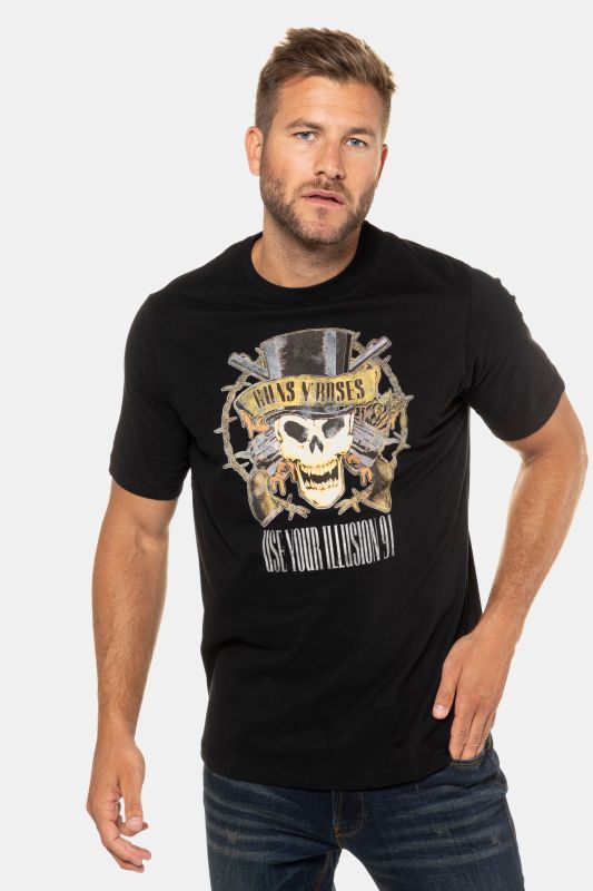 T-shirt, T-shirt de groupe, Guns 'n Roses, manches mi-hauteur