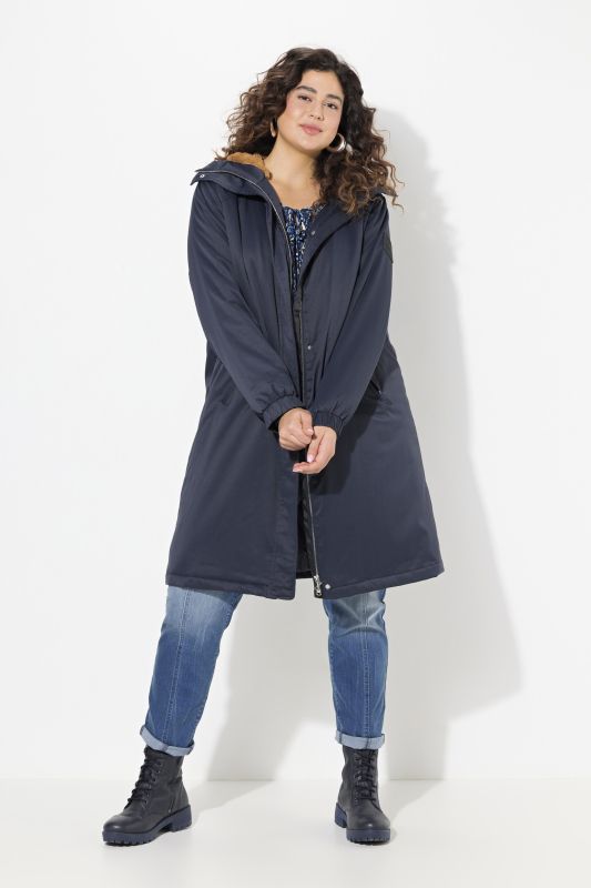 Manteau Cargo HYPRAR, doublure en fourrure synthétique, poches zippées