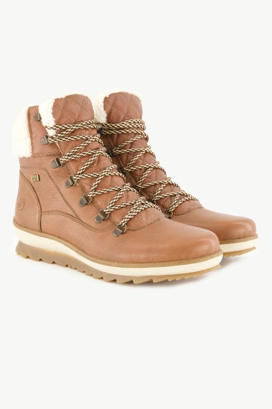 Boots techniques en cuir Remonte, semelle de propreté amovible - largeur G