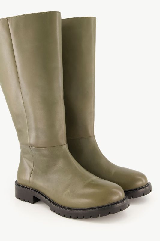 Bottes en cuir tige XL, largeur H