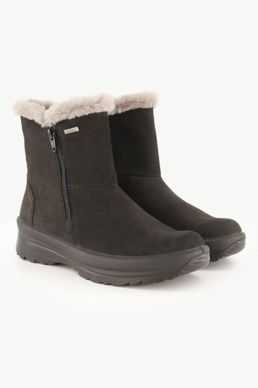 Boots en cuir Josef Seibel, semelle de propreté amovible, fourrure synthétique - largeur H