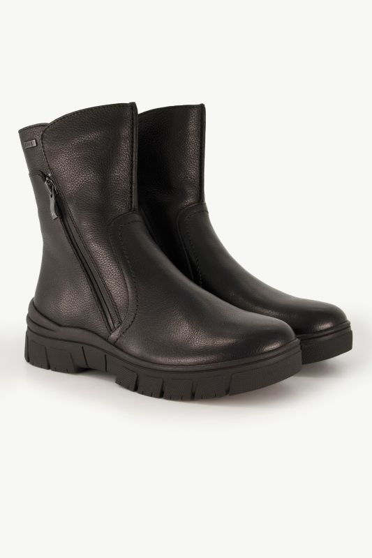 Boots techniques en cuir Caprice, déperlantes - largeur G