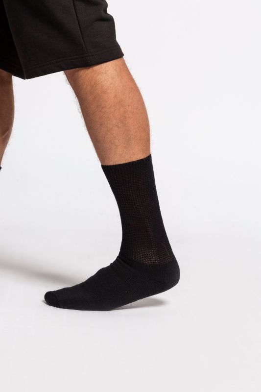 Chaussettes en coton avec renfort au talon et aux orteils